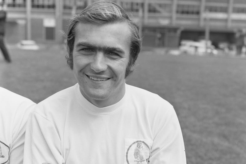 The left-back was with Leeds from 1962–1975, and was part of the 1968–69 title-winning team