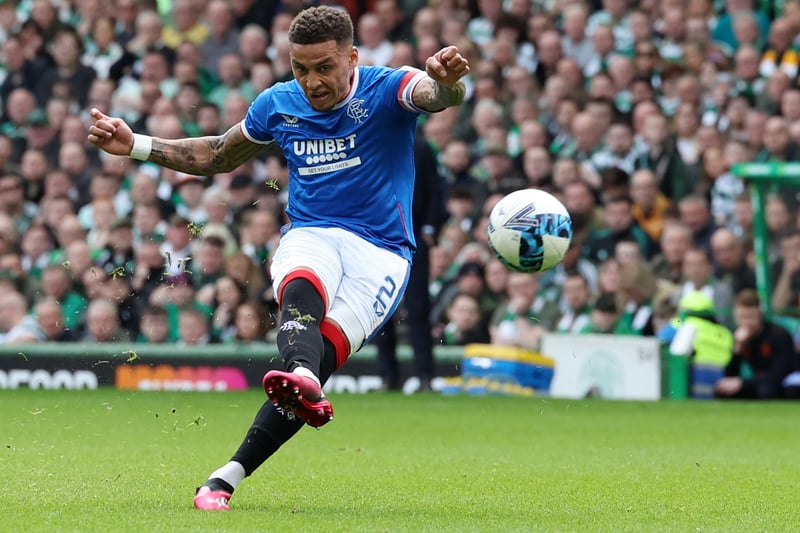 A moment of excellence just before half-time from 20 yards hauled Rangers level at the break and displayed a striker’s instinct to head home his landmark 100th goal for the club. A sensational achievement from the right-back.