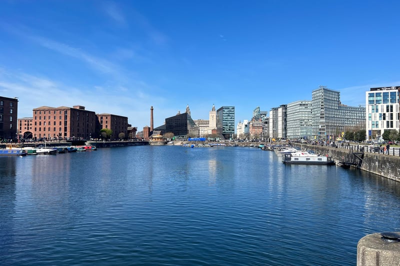 The waterfront is a beautiful area, with views of the Three Graces, the Mersey and a range of lovely shops and eateries to explore.