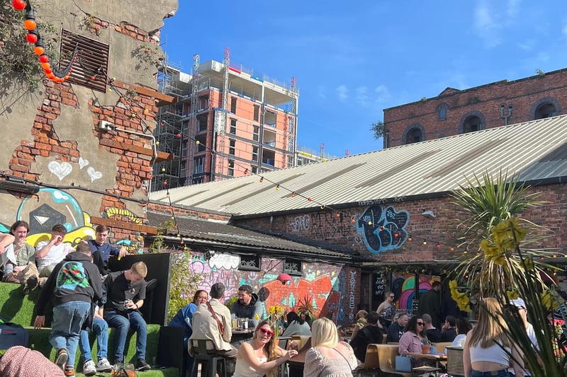 The Botanical Garden on New Bird Street is my all-time favourite place for outdoor drinks in Liverpool. It recently reopened for the spring and summer but I can't wait for hotter temperatures and a gin tin.