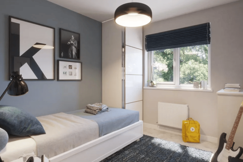 For first time buyers, three bedrooms may be too much, so this one can be made in to an office or more