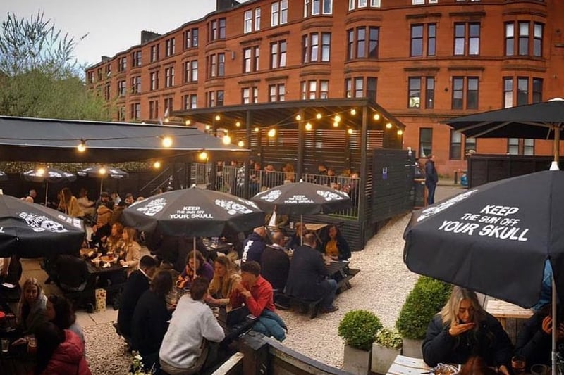 One of the most in demand beer gardens in the city at a West End bar with a great soundtrack. Laidback vibes, burgers and pizza. Order a watermelon margarita. 17 Byres Rd, Partick G11 5RD