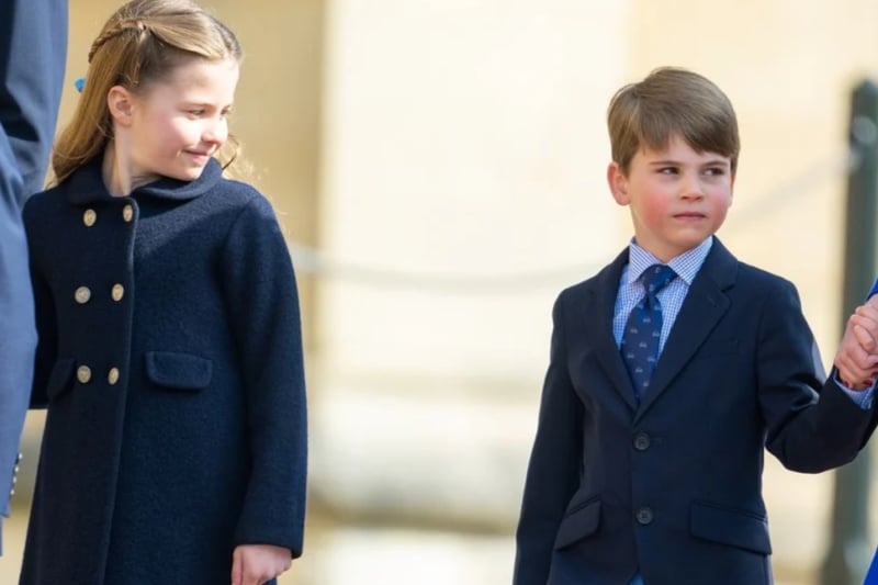 Prince Louis and his sister, Princess Charlotte 