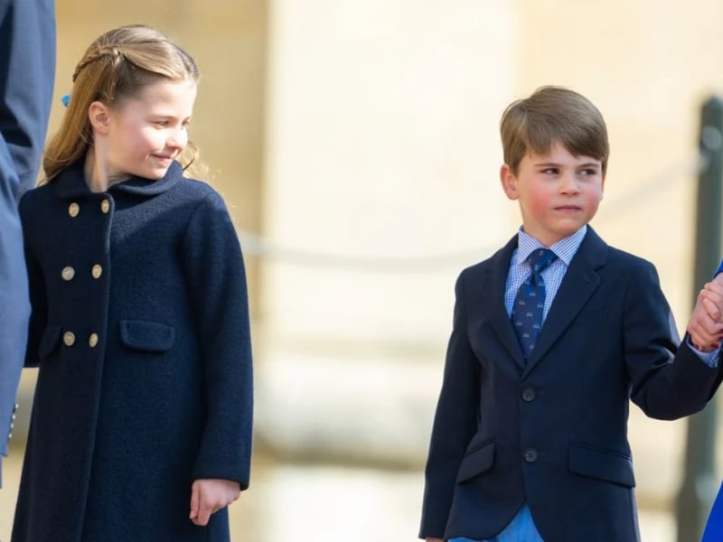 Prince Louis and his sister, Princess Charlotte