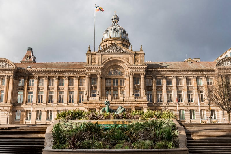 In 1993, Victoria Square was pedestrianised and remodelled. This included the installation of a massive water feature popularly known as the Floozie in the Jacuzzi. It is one of the best spots in Birmingham to share on Instagram. (Photo - Adobe stock image)
