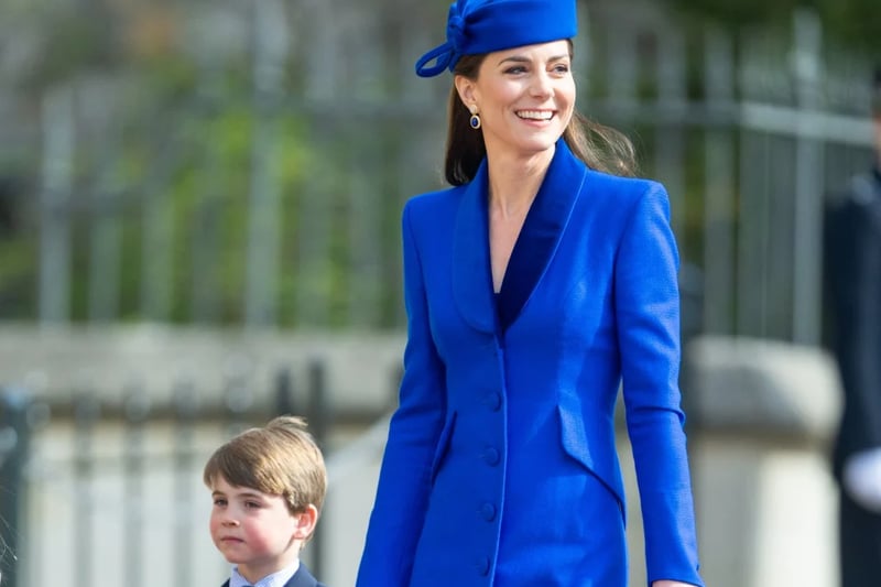 Prince Louis and his mother Princess Kate 