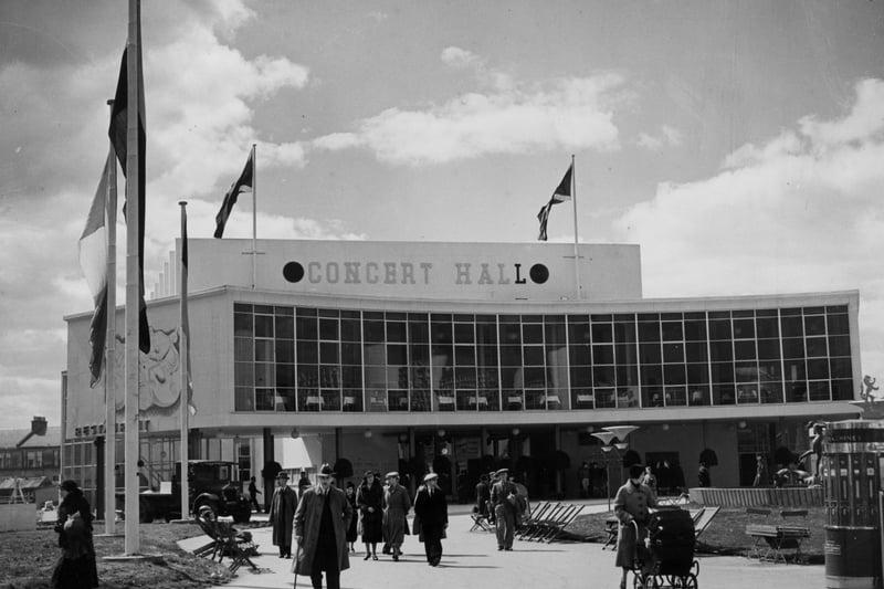 The Concert Hall in Bellahouston Park as part of the Empire Exhibition in 1938. 