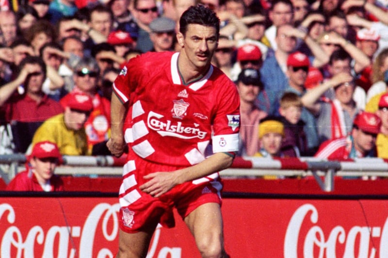 Ian Rush seen here during the Coca-Cola Cup Final at Wembley, as the Reds won 2-1. 