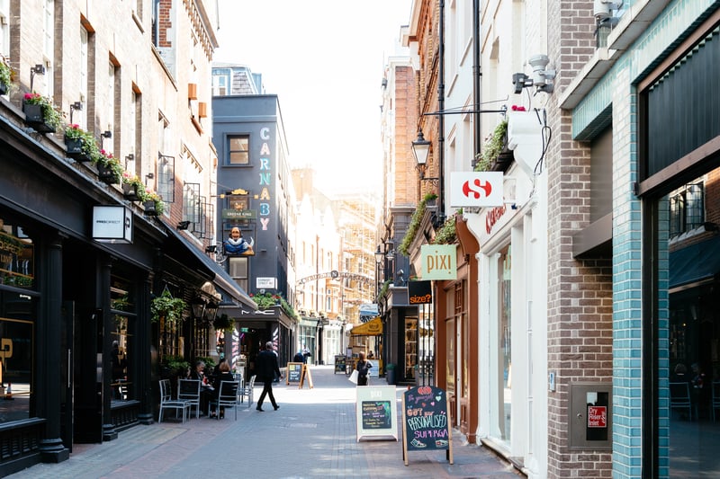 Fitzrovia West and Soho in Westminster has seen a 52.9% increase in property prices in the last year with the average price rising £614,450 to £1,776,950. (Image: Adobe)