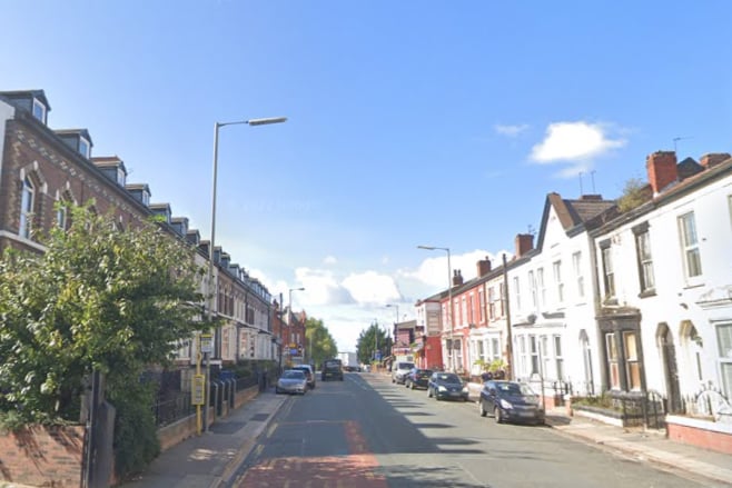 Anfield West saw prices rise by 58.5% in a year, with average properties selling for £130,000 in 2022.
