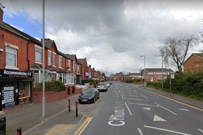 In Harpurhey South and Monsall the average price paid for a house in the year up to September 2022 was £153,250. Photo: Google Maps