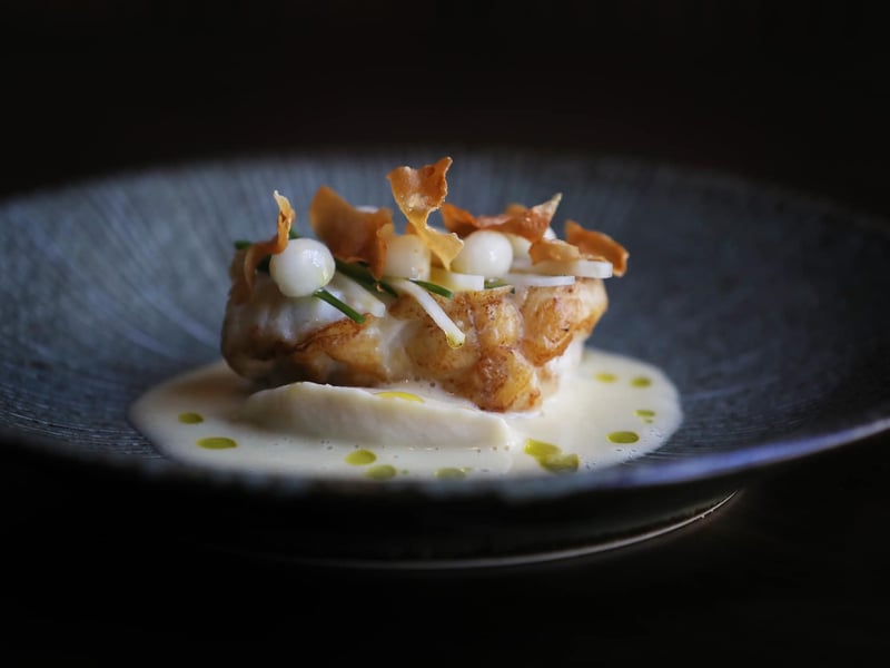 Rating: Good. “Sustainably sourced fish, meat from heritage breeds and wild Scottish game all receive due care and attention on the seasonally rich menu: Hebridean squid is joined by celeriac and sparassis (cauliflower fungus); red deer keeps company with spruce, egg yolk and smoked crumb.”