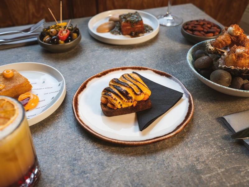 Rating: Good. “As the name suggests, the Loveable Rogue doesn’t take itself too seriously but offers creative and good-value food in an informal setting or, as chef/co-owner Joe Lazzerini puts it, ‘good times and great scran’.”