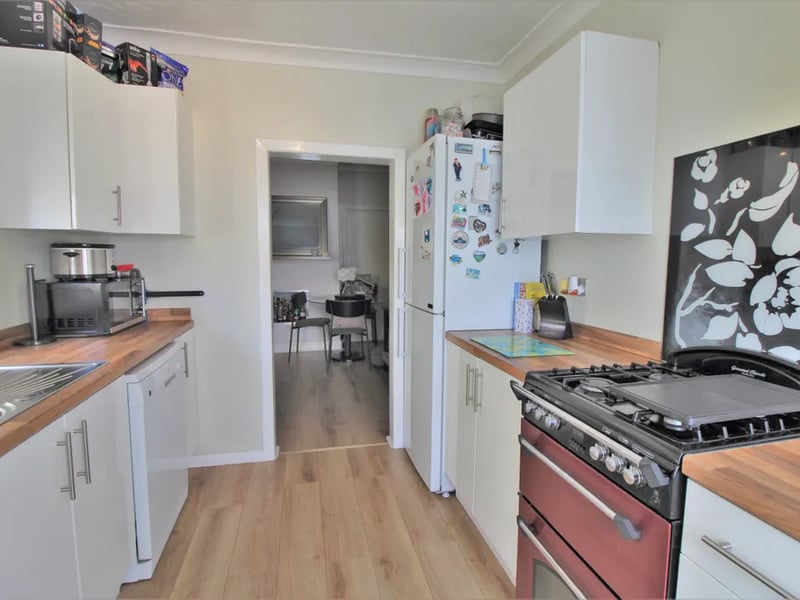 Another angle of the kitchen