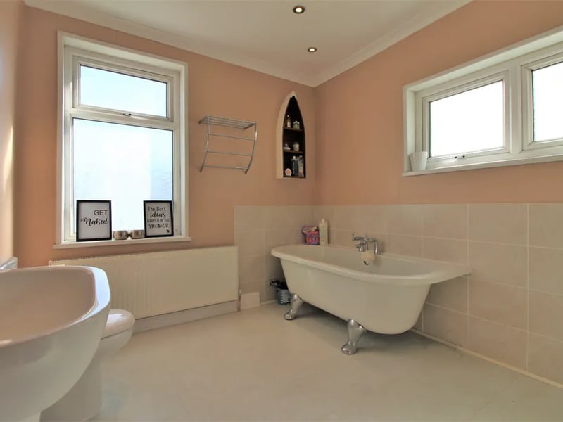 Spacious family bathroom