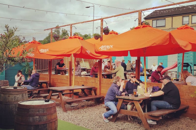 The bar from the Begbie glass scene in Trainspotting is now a student-friendly hangout with a beer garden. 