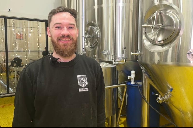 Birmingham Brewing Company is also based in Stirchley. Robert Huckfield (pictured) is the Production & Packaging Manager. He founded the company in 2016 and the brewery has become one of the top breweries around