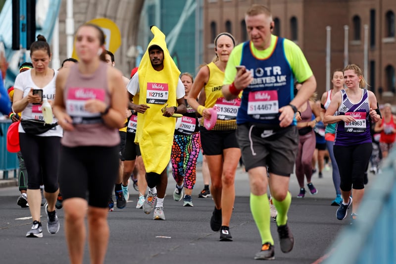 The big half in London sees 15,000 runners pay £56 for entry.
