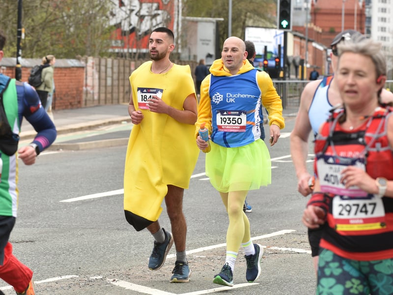 Some took part in fancy dress