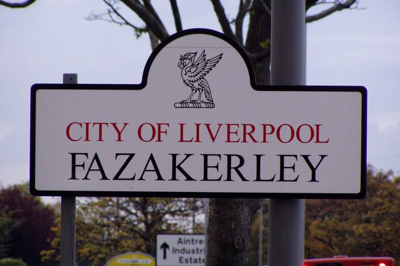 Fazakerley takes its name from Anglo-Saxon words ‘faes’, ‘aecer’ and ‘leah’. ‘Faes’ means border, ‘aecer’ means field and ‘leah’ means a wood or clearing.