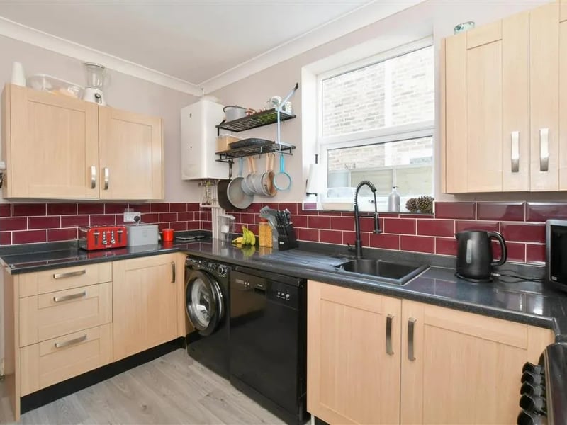 Another angle of the kitchen