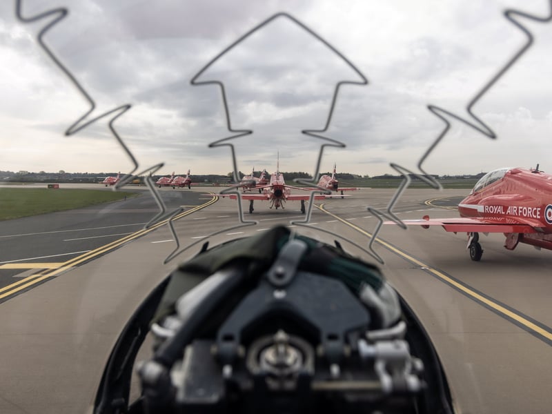 Red Arrows training in Croatia 