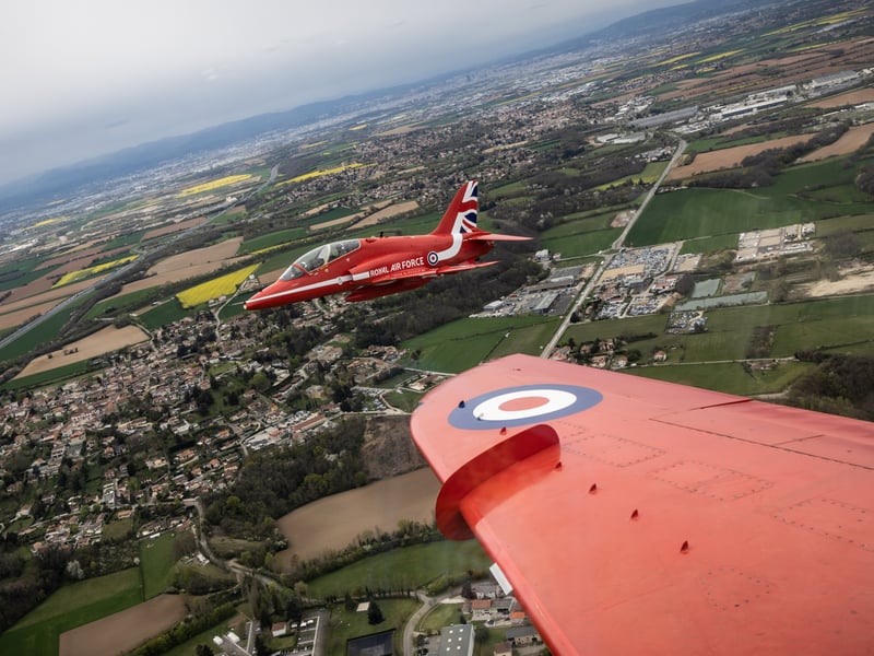 Red Arrows training in Croatia 