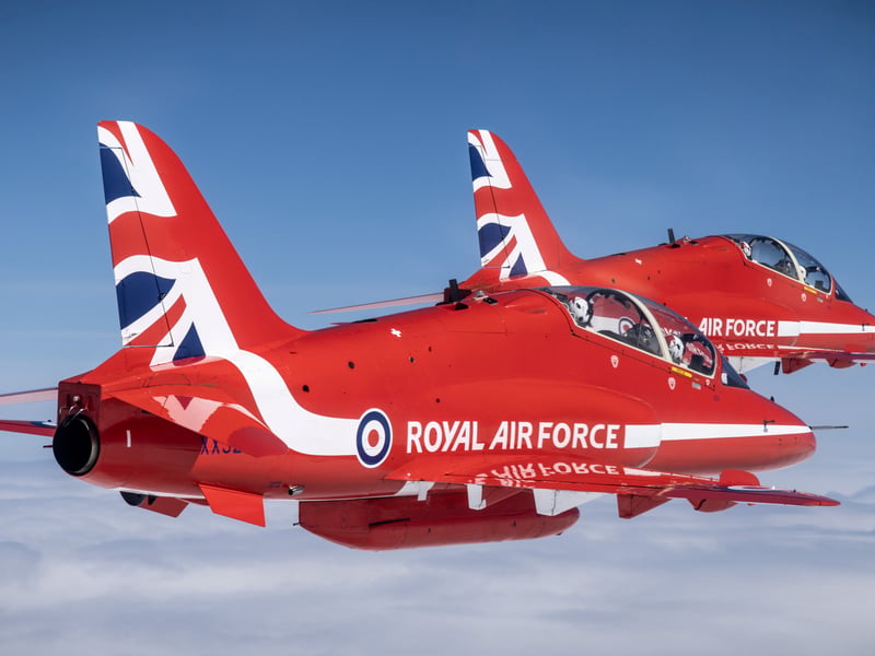 Red Arrows training in Croatia 