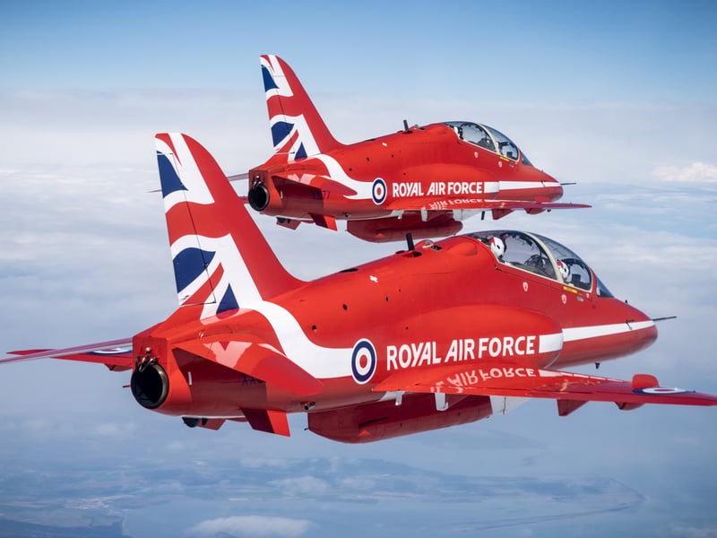 Red Arrows training in Croatia 