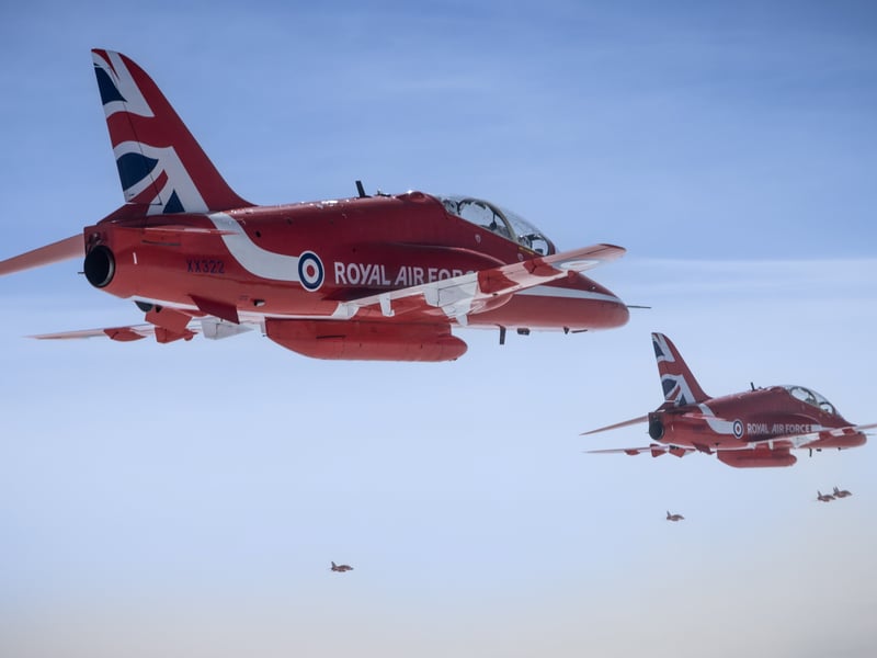 Red Arrows training in Croatia 