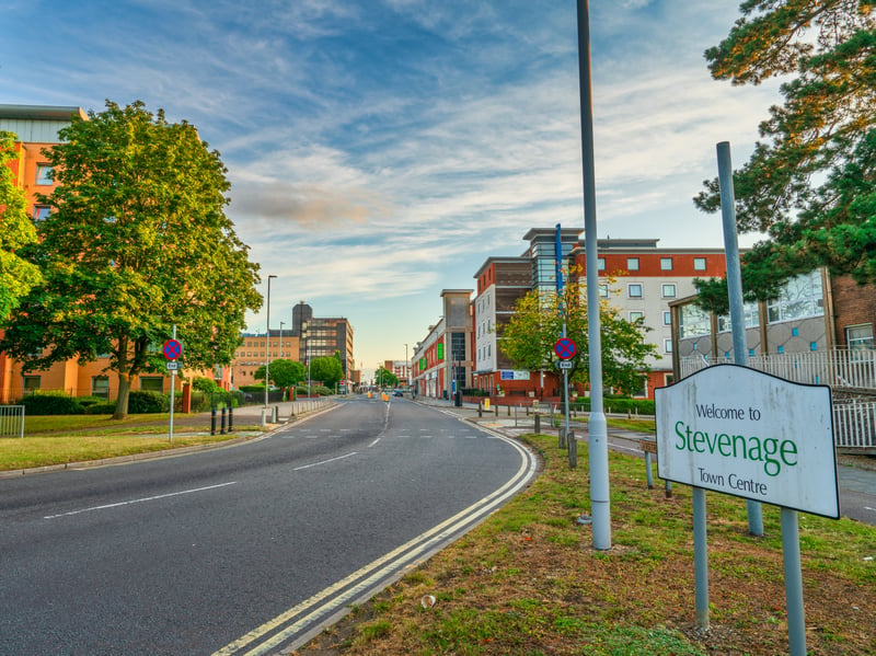 Stevenage in Hertfordshire saw prices rise by 12.9% year-on-year.  (Photo: Adobe Stock)