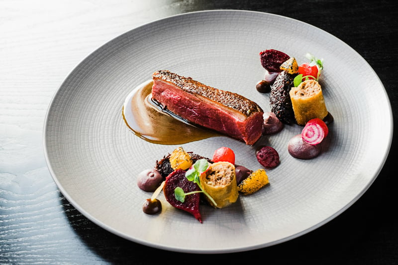 Rating: Three Rosettes. “Spot-on Scottish produce shines in a luxurious setting.” 1 Devonshire Gardens,  G12 0UX