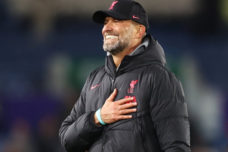 Klopp beams after a first win in five games.