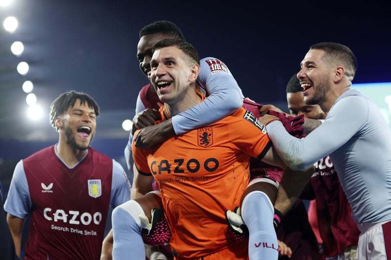 Aston Villa could finish between 2nd and 16th at the end of the season