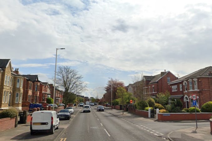 Liverpool Road had 6 noise complaints between April 2021 and March 2023, making it the second noisiest street in Sefton.