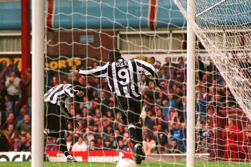The striker shares the 34-goal record in a 42-game season with Shearer but achieved the feat in just 40 games during his time with Newcastle