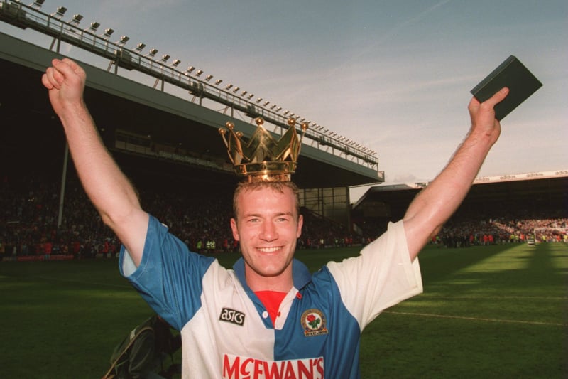 The Newcastle legend scored 34 golas in 42 games for Blackburn as they won the title in 1995.