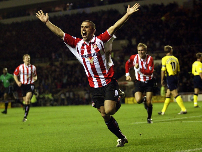 The Sunderland legend scored 30 goals for the Black Cats in 36 games.