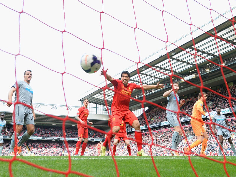 The striker missed the first five league games due to suspension but scored 31 goals in 33 games as the Reds finished second