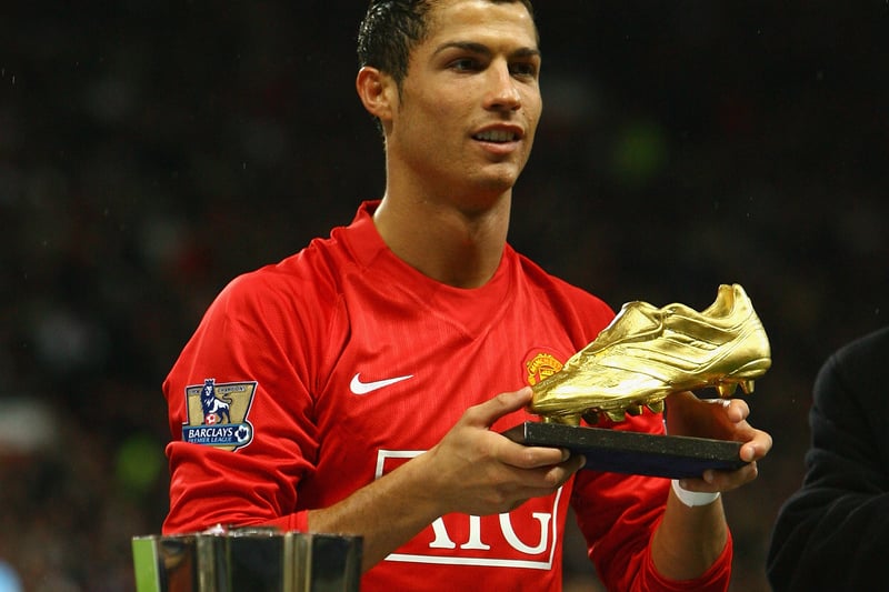 Ronaldo scored 31 goals as Man United won the Premier League title, before going on to pick up the Champions League as well. 