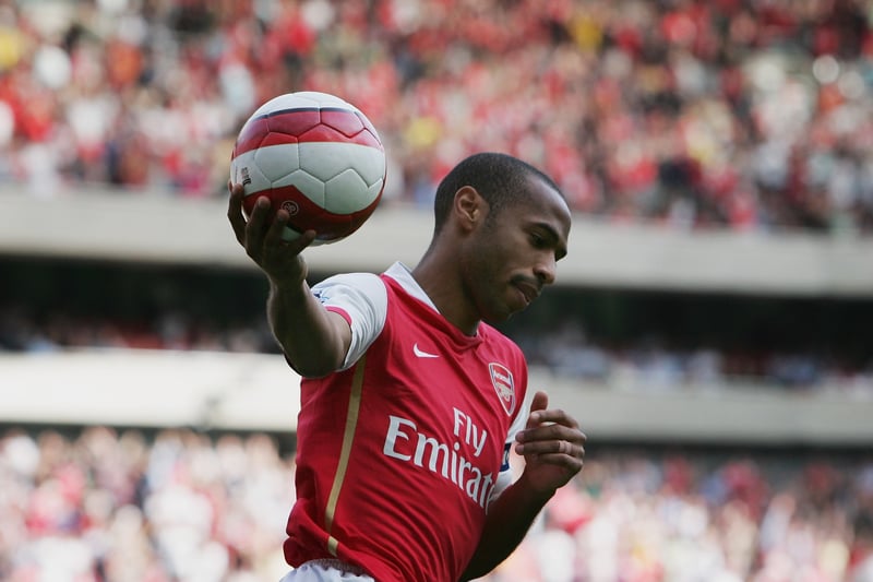 The Arsenal legend won four Premier League Golden Boots, and enjoyed a fine season in 2005-06 with 27 goals. 