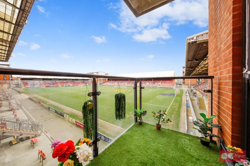 Two-bed apartment with views of Leyton Orient FC, Leyton, £350,000