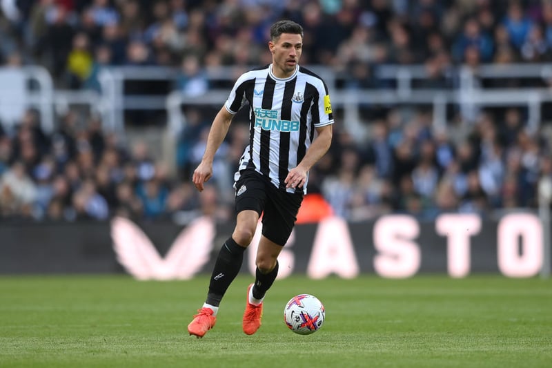 Schar has featured in 28 of Newcastle’s 30 league games and, excluding last Saturday, has formed a strong centre-back partnership with Sven Botman 
