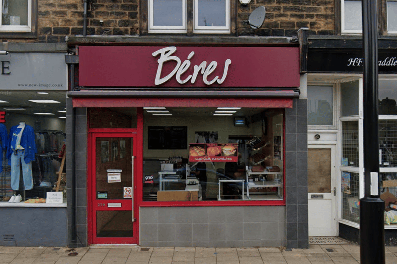 Getting a pork sandwich in the famous Béres breadcake is a culinary delight. Mmm.