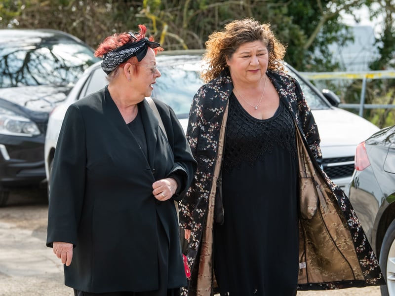 Celebrity friends also turned out to pay their respects