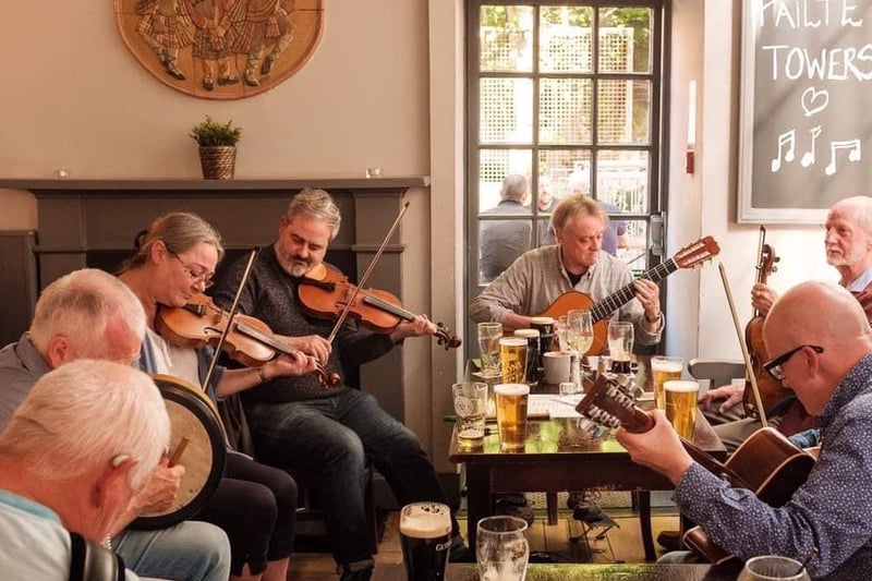 Babbity Bowster is a Merchant City favourite that has live music on in the bar every Saturday afternoon which is the longest running traditional music session in Glasgow.