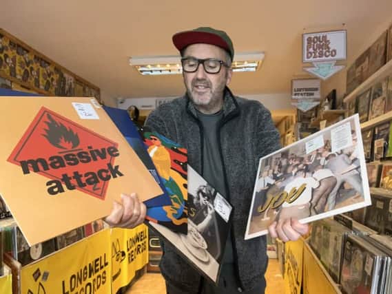 Iain Aitchison, owner of Longwell Records in Keynsham