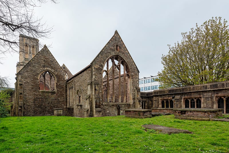 Despite bombing during the Second World War, the tower and walls of this medieval church still remain. A rounded church was built by the Knights Templar, before it was replaced with the rectangular one you can see today. It was lit up frequently for Bristol Light Festival, and today it is open for people to walk around for free.