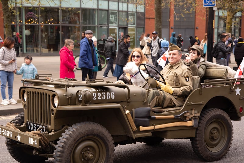 An old jeep in the parade. Photo: Tony Gribben