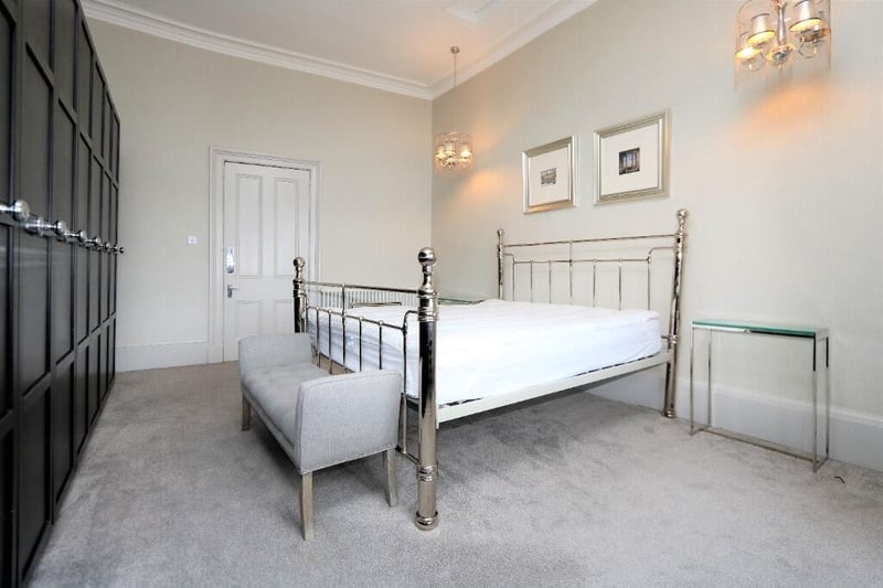 One of two bedrooms which can be found on the top floor of the property. 